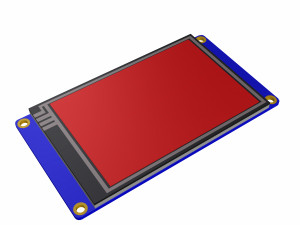 Nextion NX4832T035 35 Inch 480x320 HMI TFT LCD Touch Display Module 3D Model