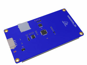 Nextion NX4832T035 35 İn&ccedil; 480x320 HMI TFT LCD Dokunmatik Ekran Mod&uuml;l&uuml; 3D Model