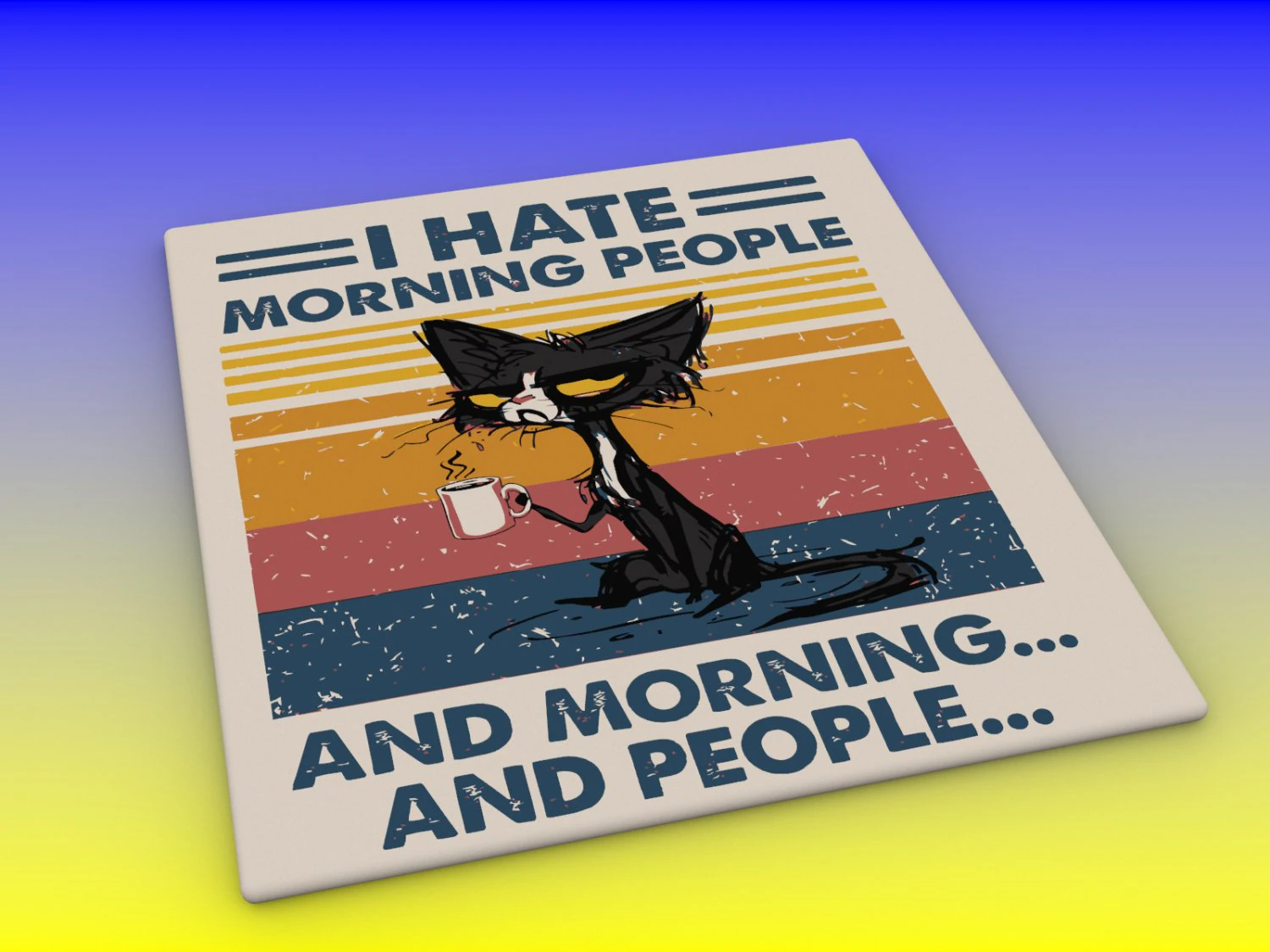 I hate morning people 3D Model .c4d .max .obj .3ds .fbx .stl .blend 