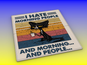 I hate morning people 3D Модель