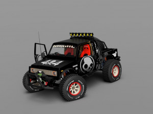 Suzuki Samurai Extreme Ofrroad 3D Модель