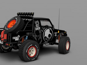 Suzuki Samurai Extreme Ofrroad 3D Модель