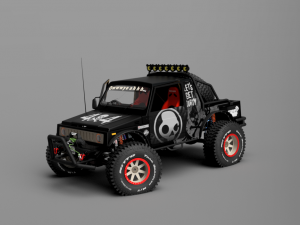 Suzuki Samurai Extreme Ofrroad 3D Модель