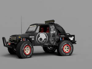 Suzuki Samurai Extreme Ofrroad 3D Модель