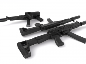 Submachinegun PPK-20 3D Model