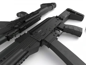 Fucile mitragliatore PPK-20 Modello 3D