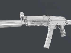 Submachinegun PPK-20 3D Model