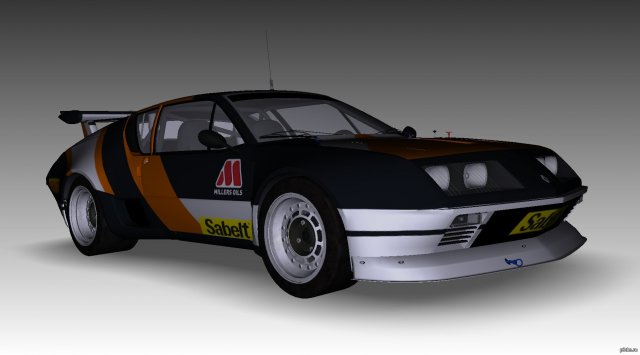Alpin Super Sport Car Modelo 3D .c4d .max .obj .3ds .fbx .stl .blend 