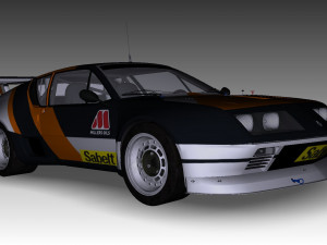 Alpin Super Sport Car 3D 模型