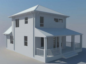 House Building 3ds Max Model Modèle 3D