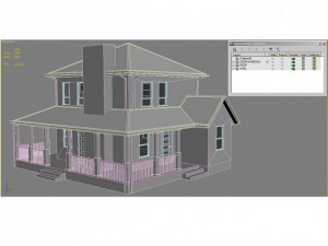House Building 3ds Max Model Modèle 3D