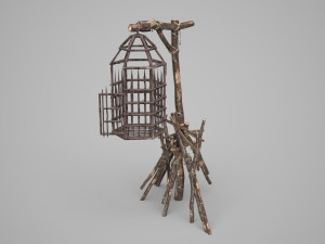 Ancient prison cage Modèle 3D