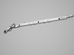 Ancient musket rifle Model 3D