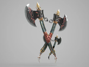 Ancient cold axe 3D Model