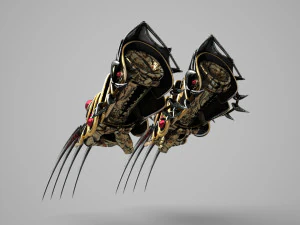 Ancient equipment claw 3D Model