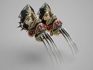 Ancient equipment claw 3D Model