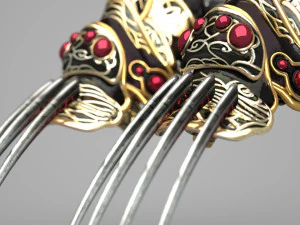 Ancient equipment claw 3D Model