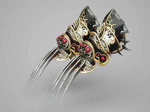 Ancient equipment claw 3D Model
