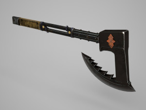 Ancient armed war axes Model 3D