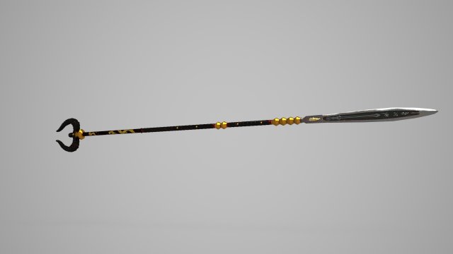 Ancient equipment spear 3D 模型 .c4d .max .obj .3ds .fbx .stl .blend 