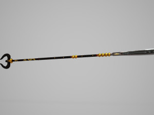 Ancient equipment spear Model 3D