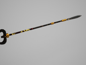 Ancient equipment spear 3D 模型