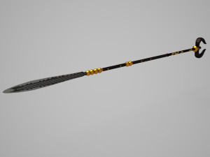 Ancient equipment spear 3D 模型