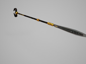 Ancient equipment spear 3D 模型