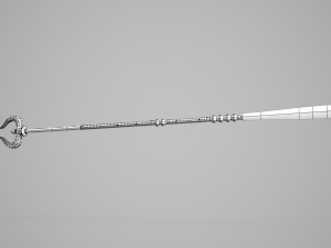 Ancient equipment spear 3D 模型