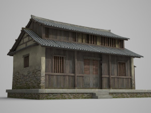 Individual residential houses of Asian ancient buildings 3Dモデル