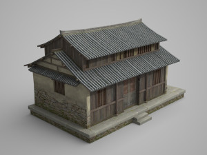Individual residential houses of Asian ancient buildings 3Dモデル