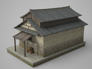 Individual residential houses of Asian ancient buildings 3Dモデル