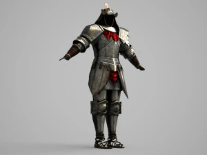 Ancient Asian warrior armor 3D Model