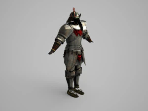 Ancient Asian warrior armor 3D Model