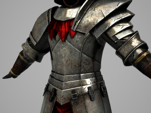 Ancient Asian warrior armor Modello 3D