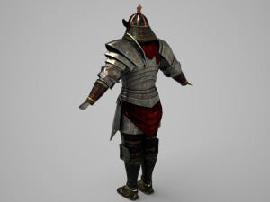 Ancient Asian warrior armor Modello 3D