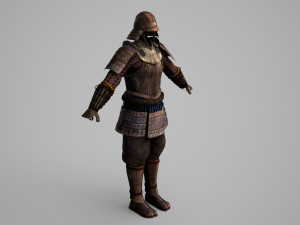 Ancient equipment warrior armor Modelo 3D