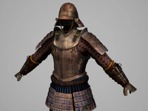 Ancient equipment warrior armor 3D Model