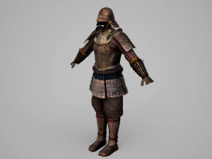 Ancient equipment warrior armor 3D Model