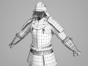 Ancient equipment warrior armor 3D Model