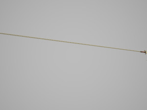 Ancient equipment chain machete 3D Model