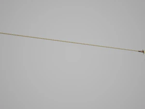 Ancient equipment chain machete 3D Model