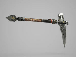 Foice de equipamento antigo Modelo 3D