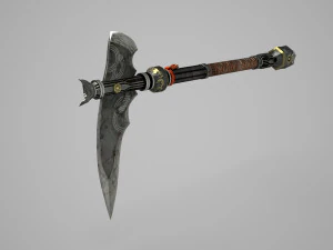 Foice de equipamento antigo Modelo 3D