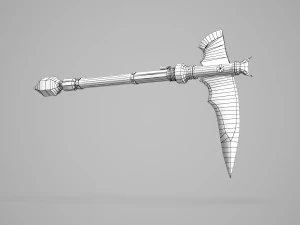 Foice de equipamento antigo Modelo 3D