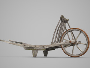 Ancient unicycle 3D Model