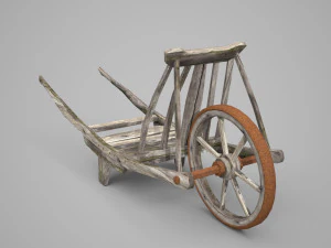 monociclo antiguo Modelo 3D