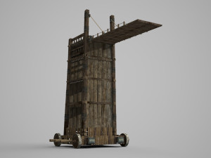 Ancient siege vehicle 3Dモデル