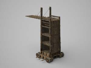 Ancient siege vehicle 3Dモデル