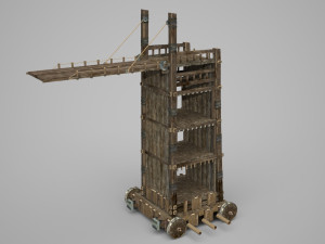 Ancient siege vehicle 3Dモデル